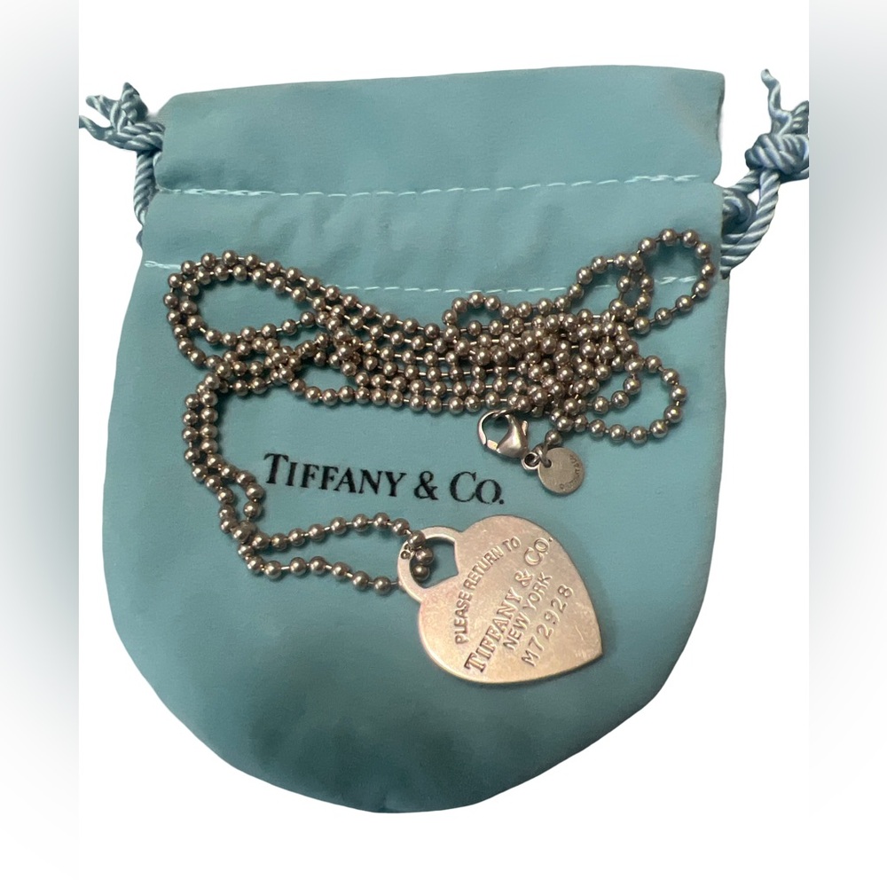 Tiffany & Co. Heart Beaded Necklace